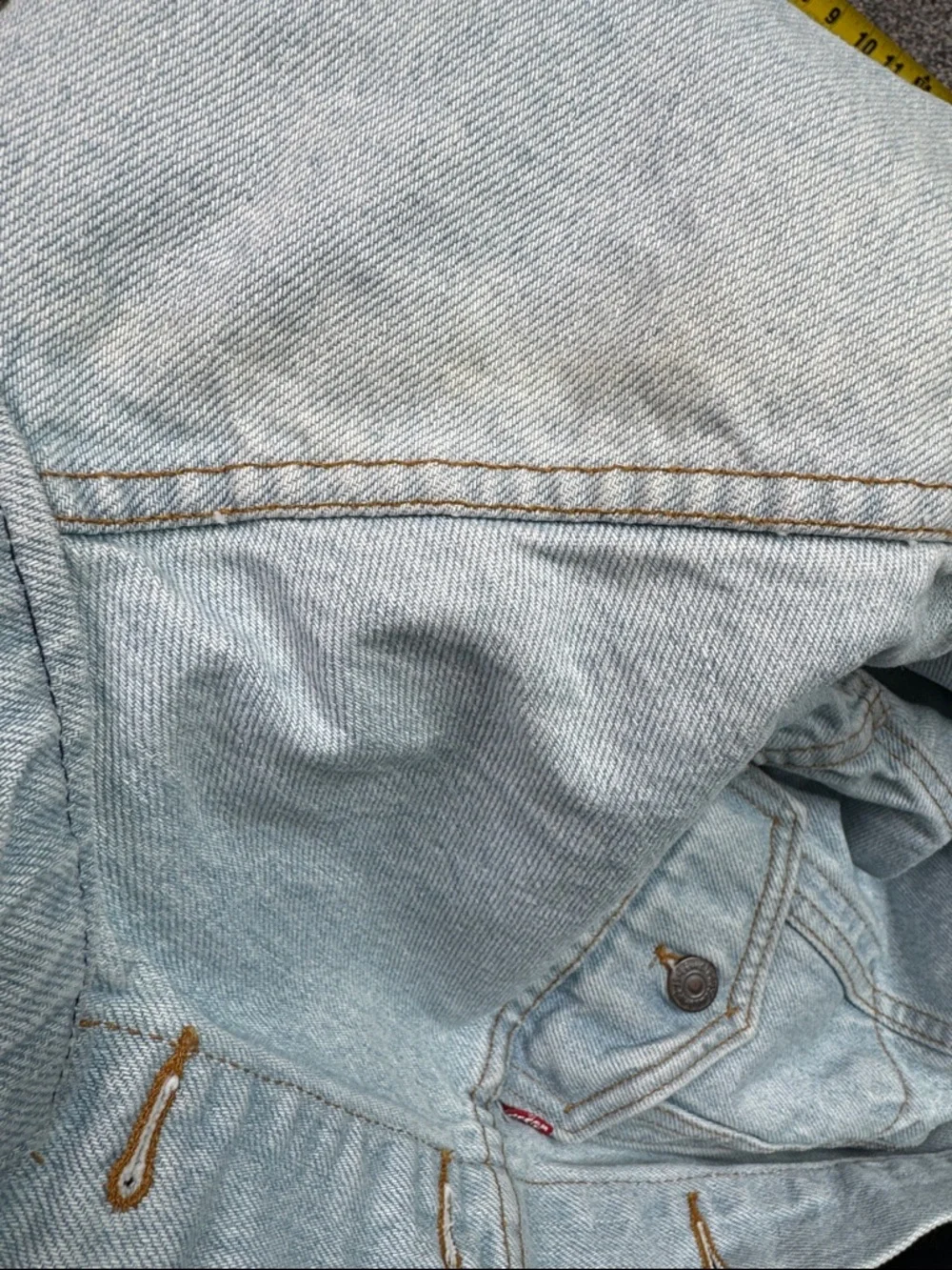 Vintage Levi's Denim Trucker Jacket 57508-0212 Size XL